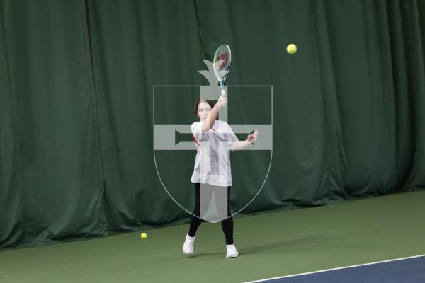 Picture by Sophie Rabey.  22-02-26.  BNP Paribas Mini Tennis Team Challenge at Guernsey Tennis Club.
Olivia Douglass.