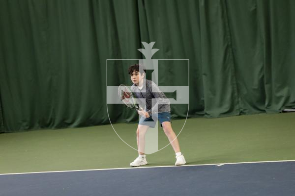 Picture by Sophie Rabey.  22-02-26.  BNP Paribas Mini Tennis Team Challenge at Guernsey Tennis Club.
James Creasey.