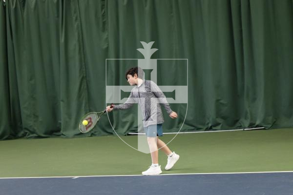 Picture by Sophie Rabey.  22-02-26.  BNP Paribas Mini Tennis Team Challenge at Guernsey Tennis Club.
James Creasey.