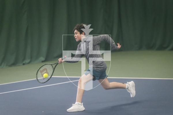 Picture by Sophie Rabey.  22-02-26.  BNP Paribas Mini Tennis Team Challenge at Guernsey Tennis Club.
James Creasey.