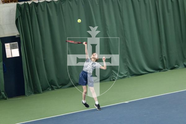 Picture by Sophie Rabey.  22-02-26.  BNP Paribas Mini Tennis Team Challenge at Guernsey Tennis Club.
Eleonore Moerman.