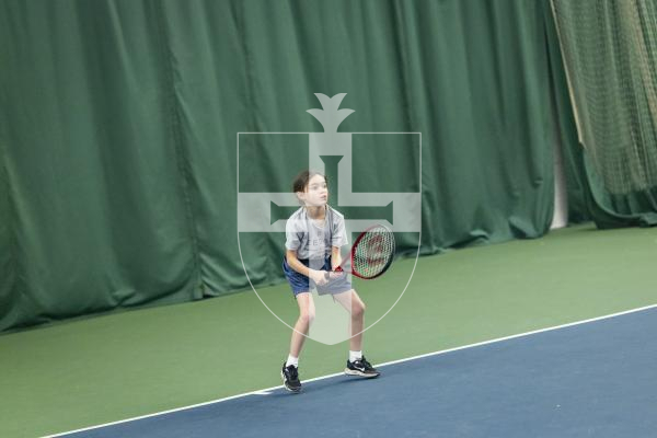 Picture by Sophie Rabey.  22-02-26.  BNP Paribas Mini Tennis Team Challenge at Guernsey Tennis Club.
Eleonore Moerman.