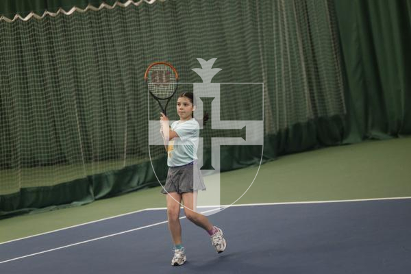 Picture by Sophie Rabey.  22-02-26.  BNP Paribas Mini Tennis Team Challenge at Guernsey Tennis Club.
Isabel Oudhof