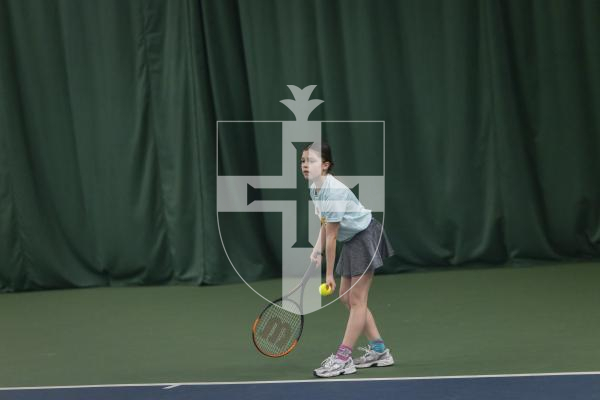 Picture by Sophie Rabey.  22-02-26.  BNP Paribas Mini Tennis Team Challenge at Guernsey Tennis Club.
Isabel Oudhof