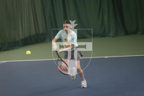Picture by Sophie Rabey.  22-02-26.  BNP Paribas Mini Tennis Team Challenge at Guernsey Tennis Club.
Isabel Oudhof