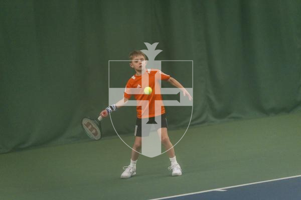 Picture by Sophie Rabey.  22-02-26.  BNP Paribas Mini Tennis Team Challenge at Guernsey Tennis Club.
Henry Sebire.