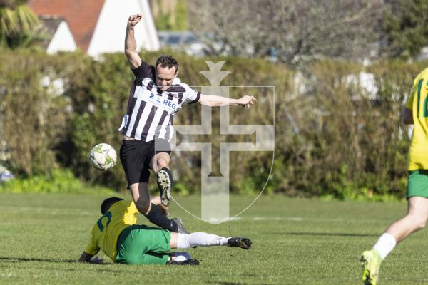 Picture by Peter Frankland. 28-02-26 Football at Corbet Field. Vale Rec v St Martins.