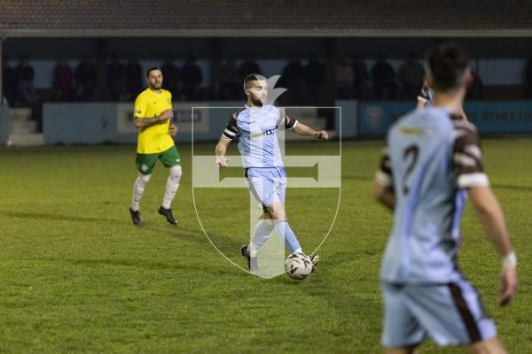 Picture by Sophie Rabey.  03-03-26.  Football action at Northfield.  North vs Vale Rec.
