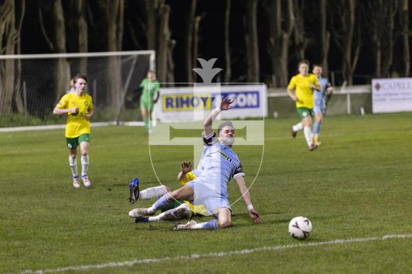 Picture by Sophie Rabey.  03-03-26.  Football action at Northfield.  North vs Vale Rec.