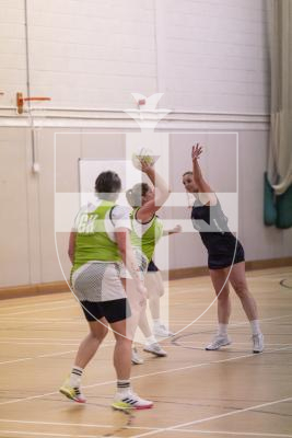 Picture by Sophie Rabey.  03-03-26.  Netball action at Les Varendes.  SNC Pula Blaze vs Lightning Storm.
