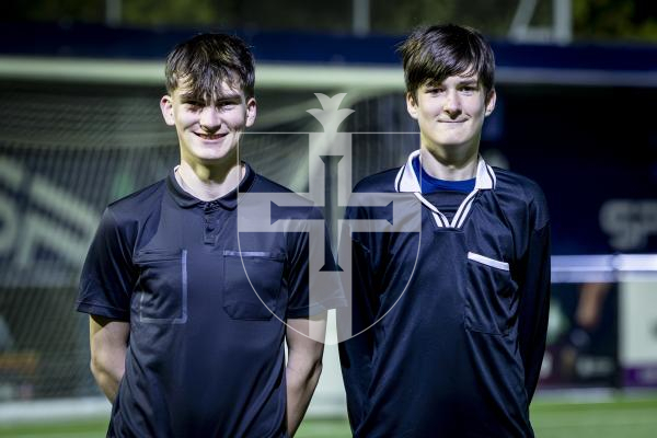 Picture by Peter Frankland. 17-03-26 L-R - Alexander Le Cheminant, 16 and Aiden Le Cheminant, 14. The brothers have recently officiated at age group  Muratti games.