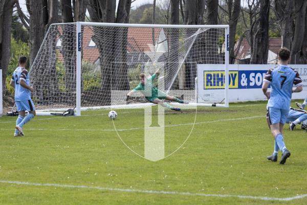 Picture By Peter Frankland. 02-05-26 Football at Northfield. Upton final North v Jersey wanderers.
Game was moved from the Corbet Field to Northfield due to a waterlogged pitch.