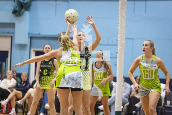 Picture By Peter Frankland. 02-05-26 Netball at Beau Sejour - Rezzers Green v Lightning Strike.