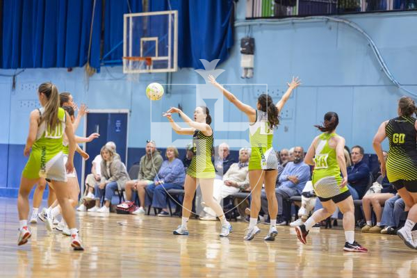 Picture By Peter Frankland. 02-05-26 Netball at Beau Sejour - Rezzers Green v Lightning Strike.