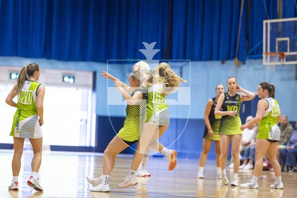 Picture By Peter Frankland. 02-05-26 Netball at Beau Sejour - Rezzers Green v Lightning Strike.