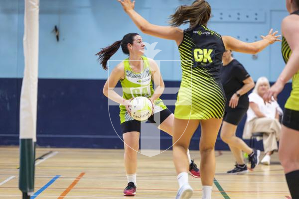 Picture By Peter Frankland. 02-05-26 Netball at Beau Sejour - Rezzers Green v Lightning Strike.