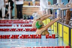 Picture by Sophie Rabey.  05-10-24.  GASA 100m Championships 2024 at St Sampsons High School.
Open/Male 9 & Over 100 SC Meter Backstroke.
Heat 1 of 7.