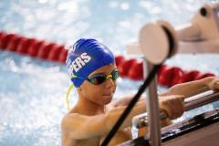 Picture by Sophie Rabey.  05-10-24.  GASA 100m Championships 2024 at St Sampsons High School.
Open/Male 9 & Over 100 SC Meter Backstroke.
Alfie Skinner.