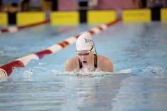 Picture by Sophie Rabey.  05-10-24.  GASA 100m Championships 2024 at St Sampsons High School.
Female 9 & Over 100 SC Meter IM.
Caitlin Lee.