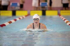 Picture by Sophie Rabey.  05-10-24.  GASA 100m Championships 2024 at St Sampsons High School.
Female 9 & Over 100 SC Meter IM.
Molly Staples.