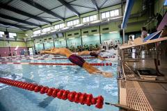 Picture by Sophie Rabey.  05-10-24.  GASA 100m Championships 2024 at St Sampsons High School.
Open/Male 9 & Over 100 SC Meter Backstroke.
Heat 7 of 7
