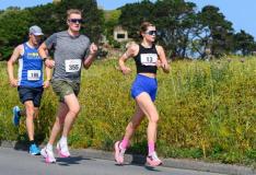 Photo by Andrew Le Poidevin, 15-06-2025. Guernsey Athletics Chertsey House Dental Road Series. Fathers Day 10k. Imperial Hotel to Grande Rocque.