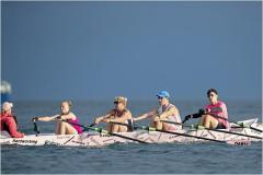 71 Oars4ACause on the finish straight as the sky darkens