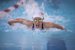 Picture By Peter Frankland. 20-05-23 Swimming - Junior Meet at St. Sampson's High. Lotte Bolton