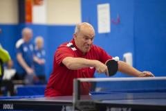 Picture by Peter Frankland. 13-09-24 Table Tennis - Veterans Home Nations 2024 Championships. Jersey players.