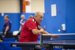 Picture by Peter Frankland. 13-09-24 Table Tennis - Veterans Home Nations 2024 Championships. Jersey players.