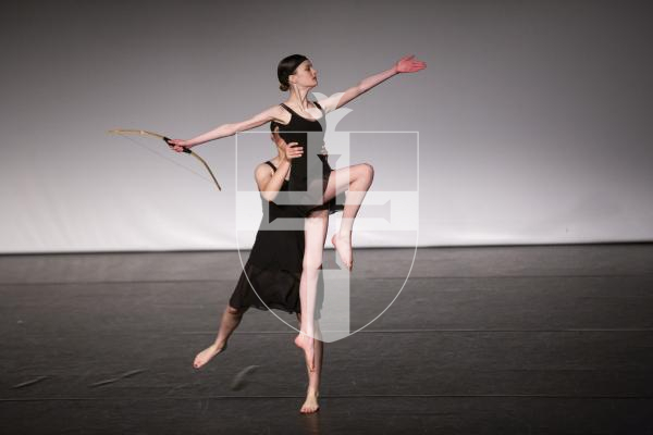 Picture by Sophie Rabey.  02-06-24.
2024 Guernsey Dance Awards - Sunday 02 June 2024.
SESSION 2 - 15 - JDG - Junior Duet/Trio Greek.
Artemis and Apollo - Alana Hockey, Eliza Hubert - The Academy of Dance & Theatre Arts (Guernsey)