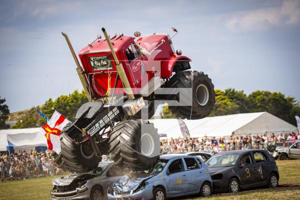 Picture by Sophie Rabey.  17-08-23.   West Show 2023.  Day 2 of activities and fun in the sun.
Big Pete Monster Trucks